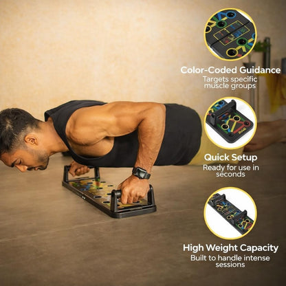 Multipurpose (16 in 1) function Push Up Board