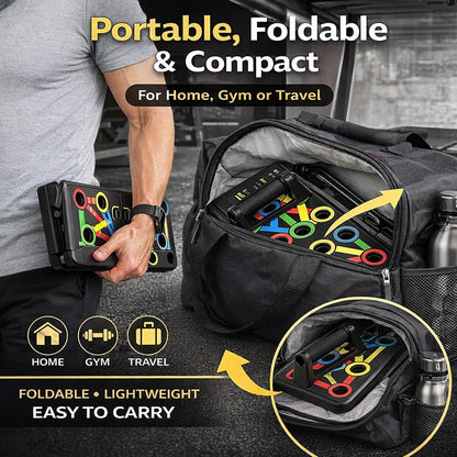 Multipurpose (16 in 1) function Push Up Board