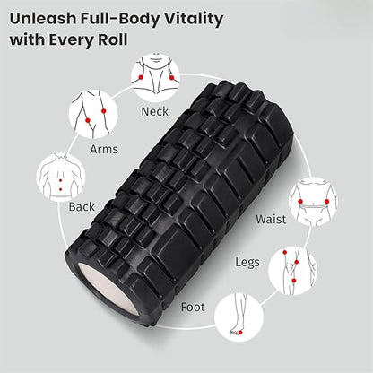 Foam Roller - Deep Tissue Massage Muscle Roller and Stretching Equipment Multicolor