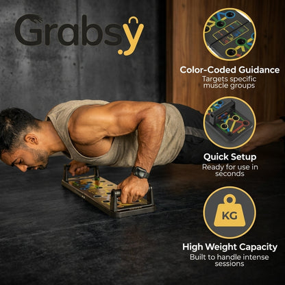 Multipurpose (16 in 1) function Push Up Board