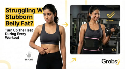 Grabsy™ Adjustable Waist Trimmer Belt For Fat Loss