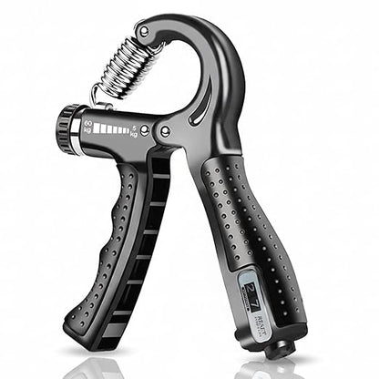 Multicolor Adjustable Hand Grip With Counter For Exercise