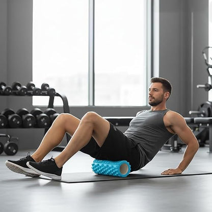 Foam Roller - Deep Tissue Massage Muscle Roller and Stretching Equipment Multicolor